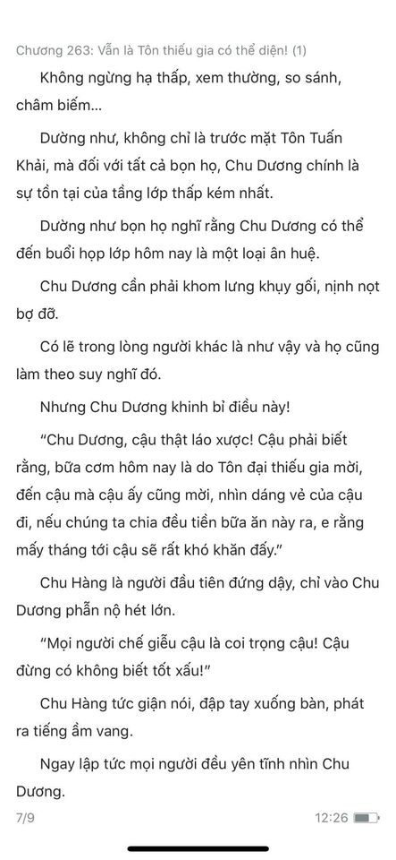 chàng rể đại gia chương 263