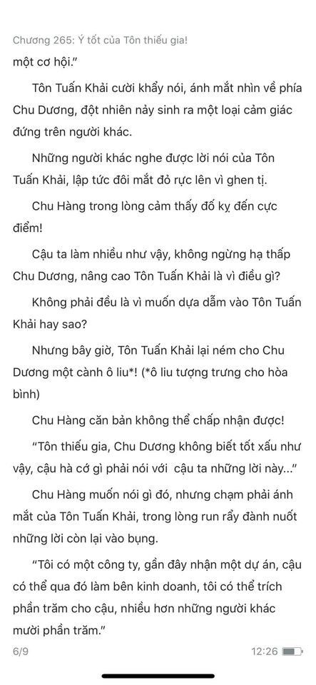 chàng rể đại gia chương 265