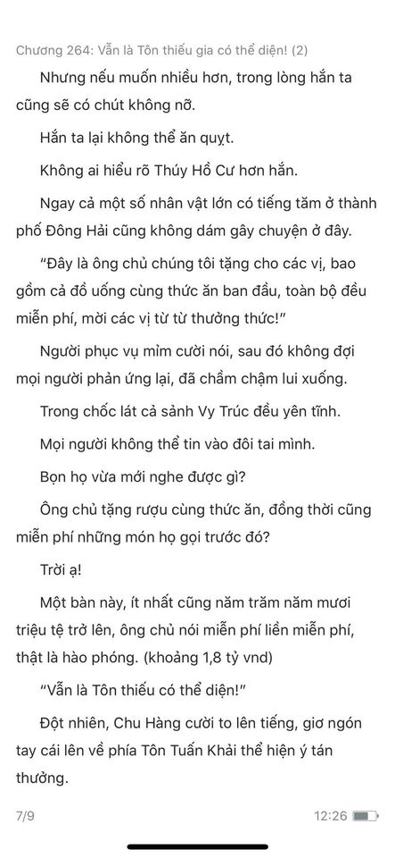 chàng rể đại gia chương 264