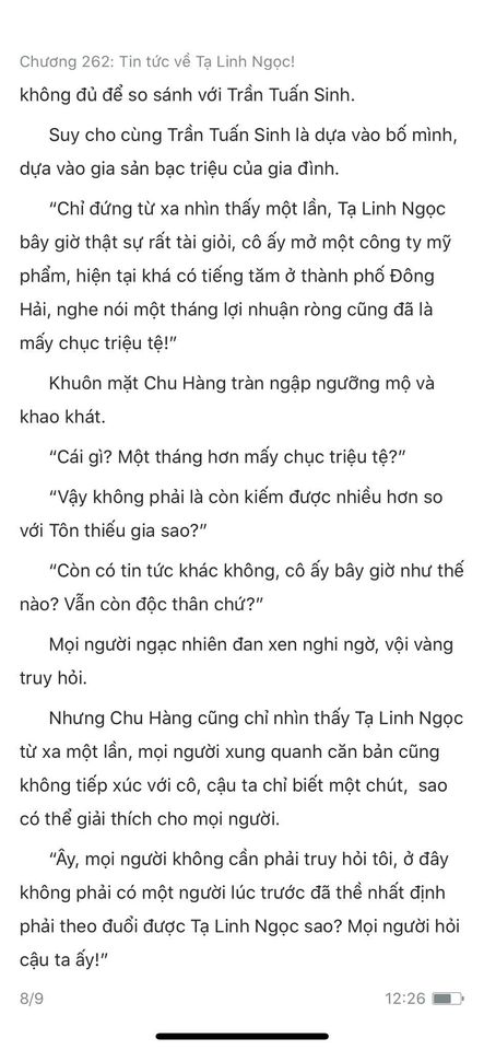 chàng rể đại gia chương 262