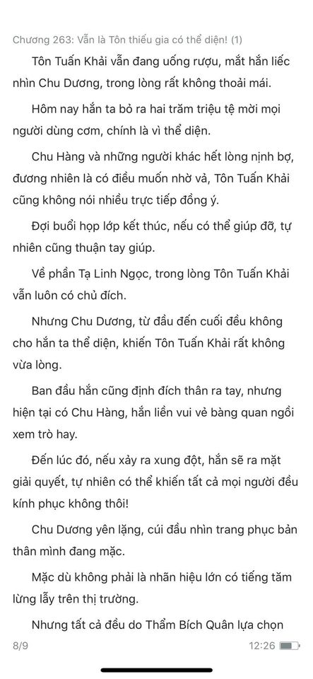 chàng rể đại gia chương 263