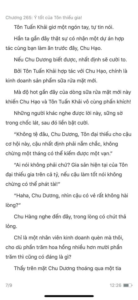 chàng rể đại gia chương 265