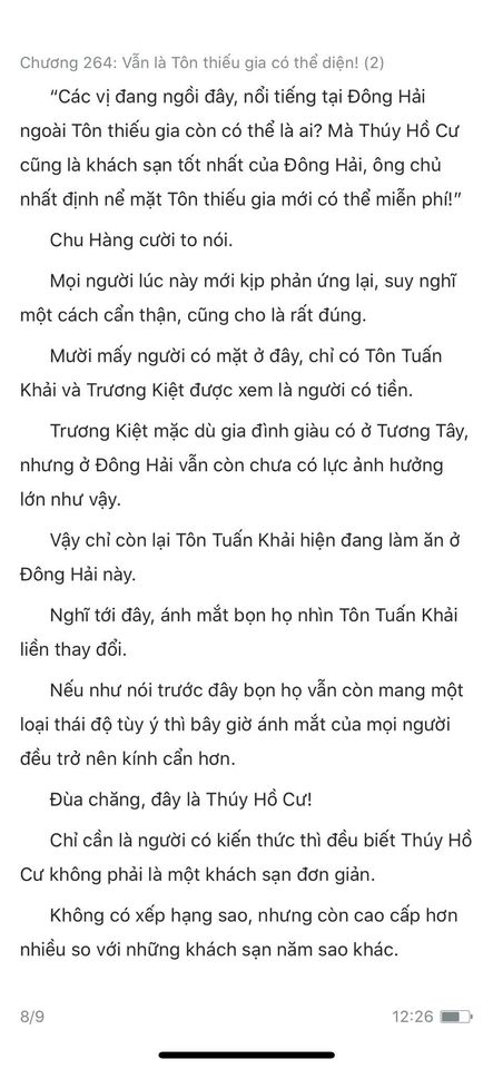 chàng rể đại gia chương 264