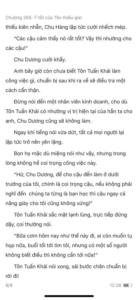 chàng rể đại gia chương 265