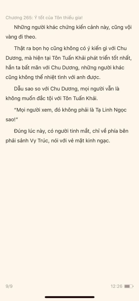 chàng rể đại gia chương 265