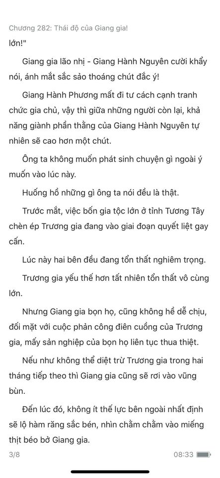 chàng rể đại gia chương 282