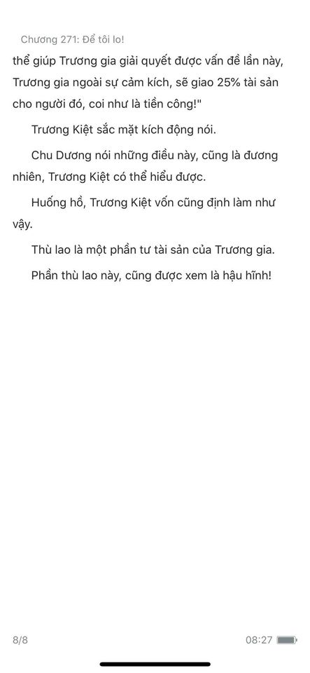 chàng rể đại gia chương 271