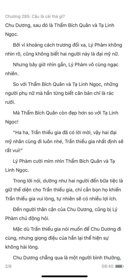 chàng rể đại gia chương 285