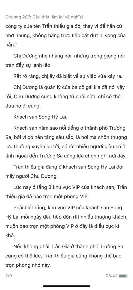 chàng rể đại gia chương 287