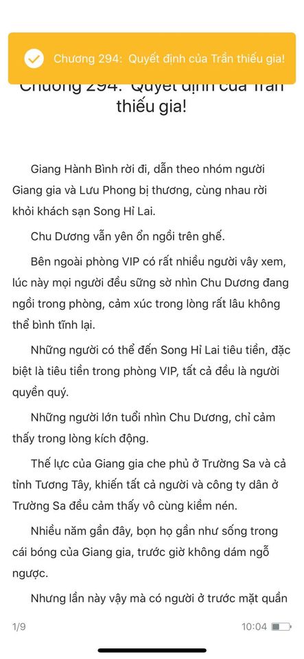 chàng rể đại gia chương 294