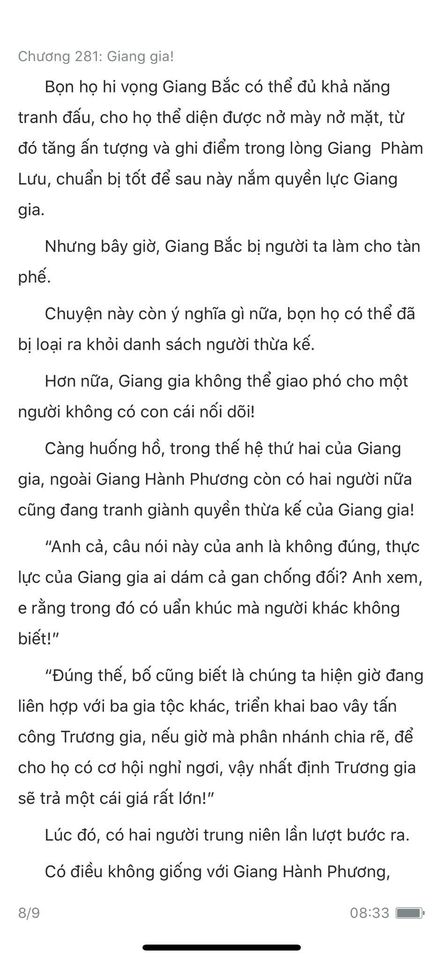 chàng rể đại gia chương 281