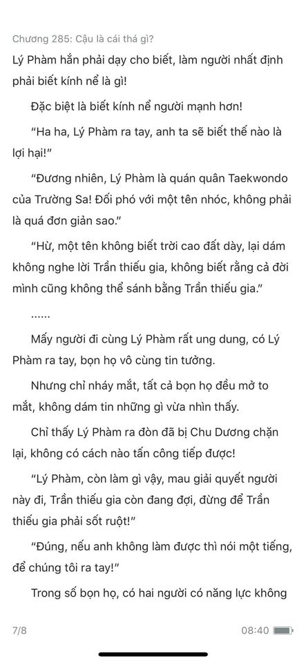 chàng rể đại gia chương 285