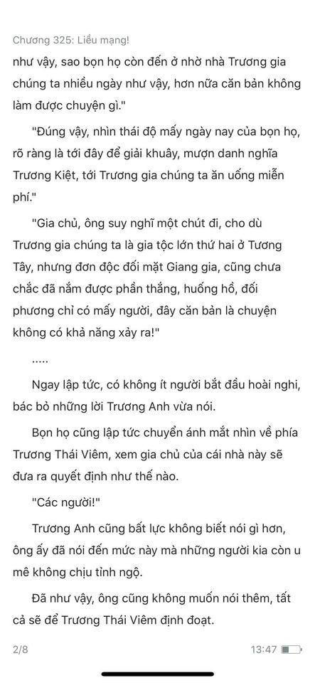 chàng rể đại gia chương 325