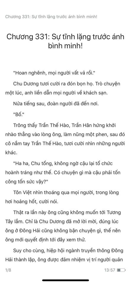 chàng rể đại gia chương 331