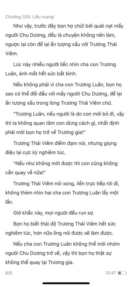 chàng rể đại gia chương 325