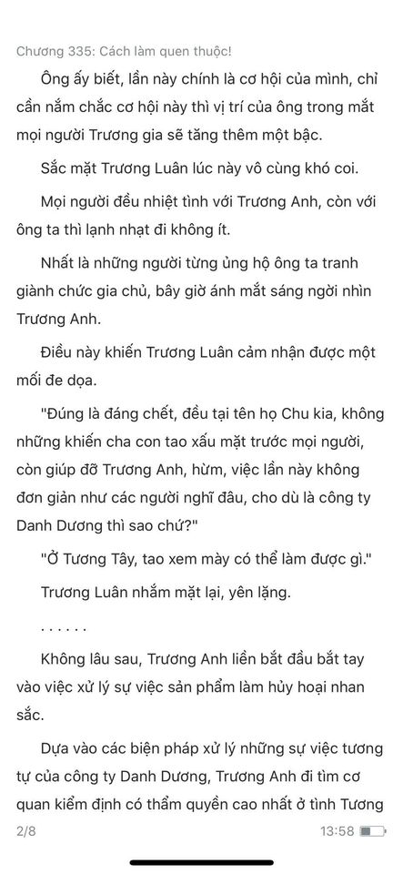 chàng rể đại gia chương 335