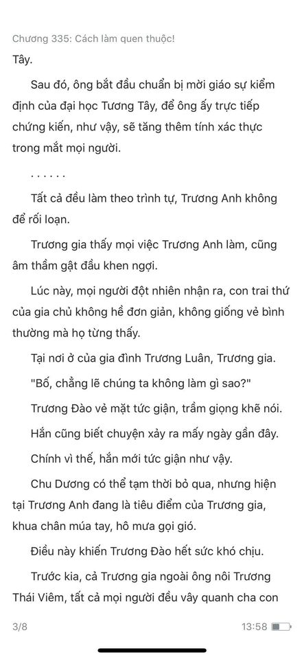 chàng rể đại gia chương 335