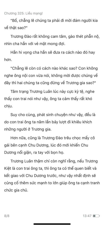 chàng rể đại gia chương 325