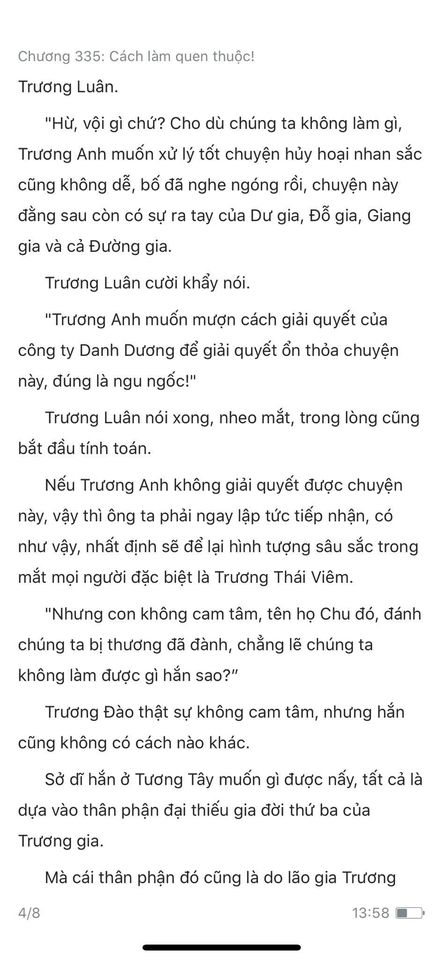 chàng rể đại gia chương 335