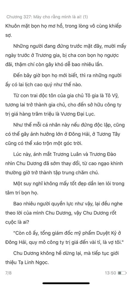 chàng rể đại gia chương 327