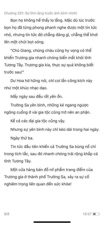 chàng rể đại gia chương 331