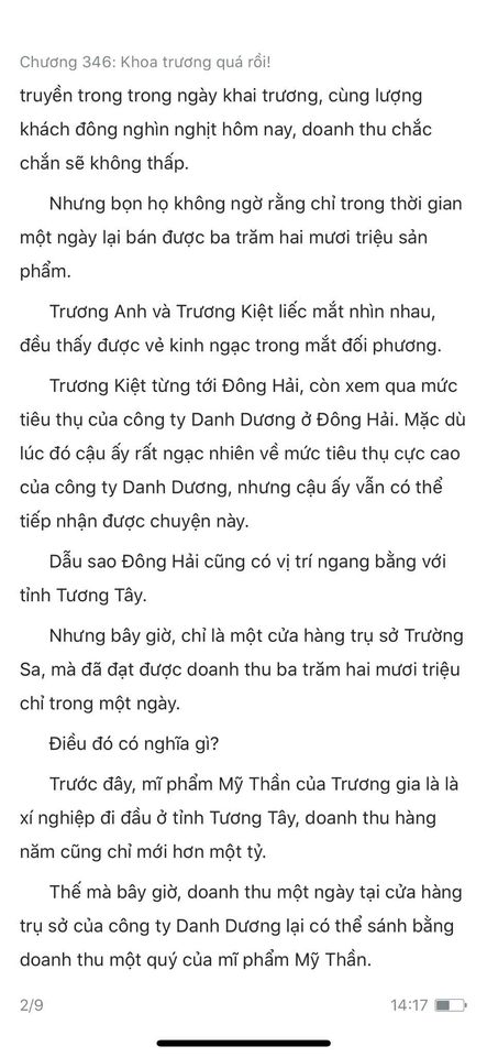 chàng rể đại gia chương 346