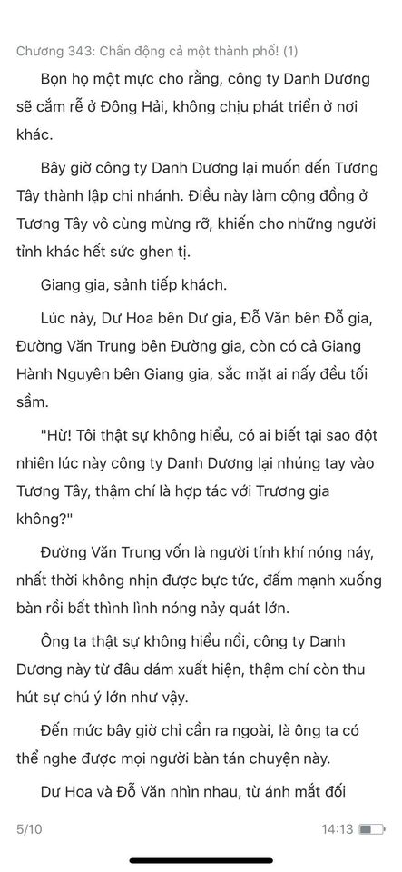 chàng rể đại gia chương 343