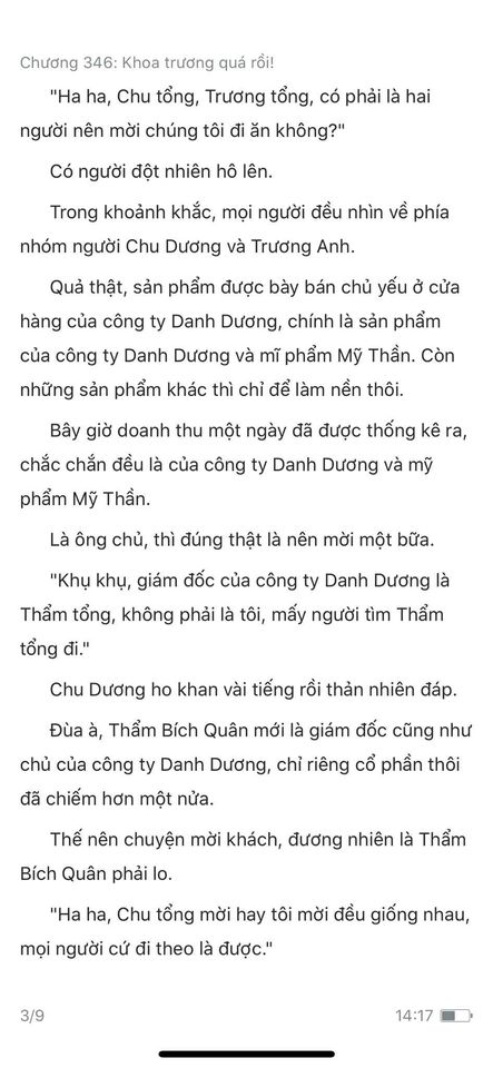 chàng rể đại gia chương 346