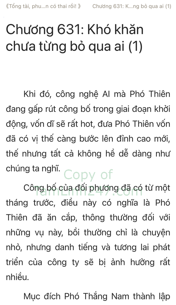 tong tai phu nhan co thai roi truyenhay.com